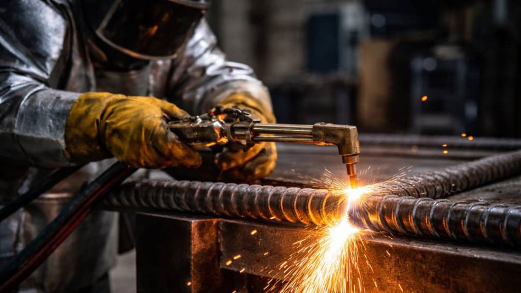 برش گرم آرماتور